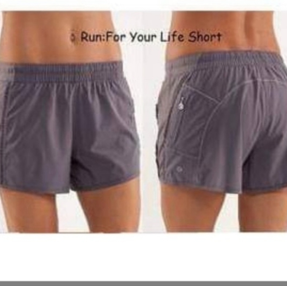 lululemon athletica Women's Charcoal Athletic Shorts